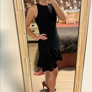 Banana Republic Black Asymmetrical Dress Make this your next Little black dress